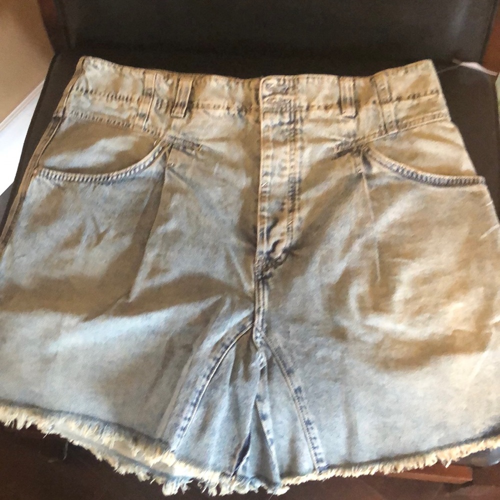 BNWT Free People Denim Harem Shorts